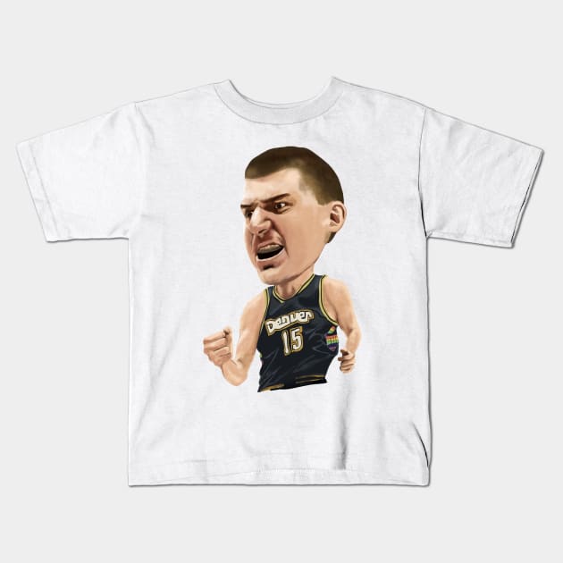 Jokic! Kids T-Shirt by ericjueillustrates